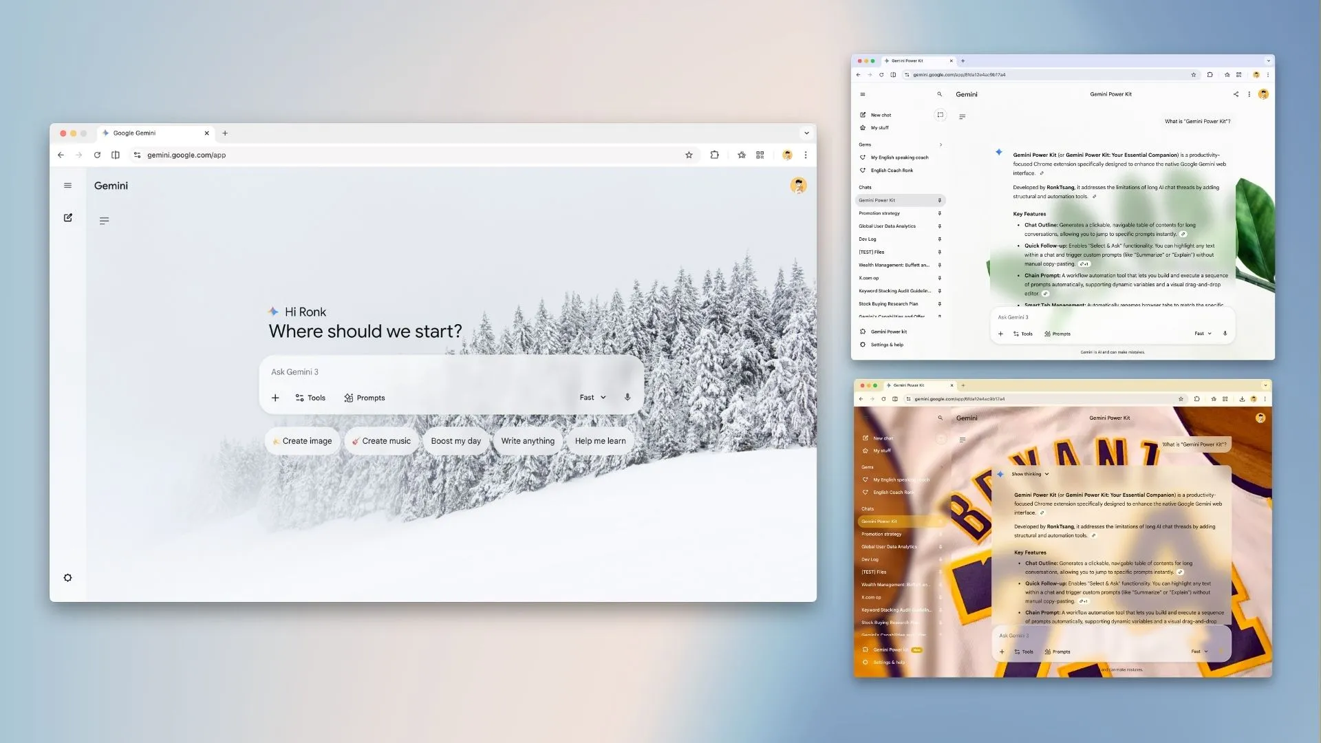 Theme settings with wallpaper and readability controls